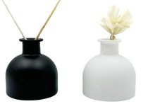Flacon diffuseur de parfum en verre vide de 100 ml (3,4 oz), pot diffuseur d'aromathérapie rechargeable, récipient de parfum DIY pour la création de parfums.