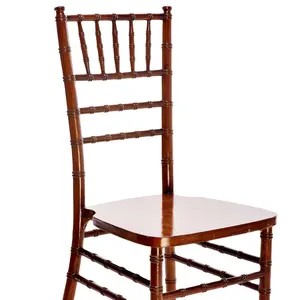 Quality Solid Wood Chiavari Chair Modern Dining Chair for Hotel Furniture for Wedding Banquet Event for Living Room Bar