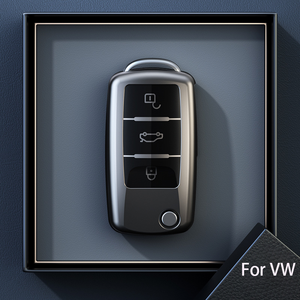 Titan màu xám cho <span class=keywords><strong>VW</strong></span> Volkswagen Polo TIGUAN Passat B5 <span class=keywords><strong>B6</strong></span> B7 Golf MK6 Jetta LAVIDA Skoda Octavia xe <span class=keywords><strong>Key</strong></span> trường hợp bìa phụ kiện - Product Image 4