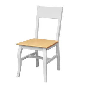 Topmax所有木质餐椅供应商高背餐椅白色和松木餐椅