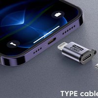 Adaptateur Micro USB vers Type C en promotion, Mini USB vers USB C, connecteur de charge rapide 480 Mbps, adaptateur USBC vers IOS pour iPhone