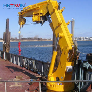 HNTIWIN CSC 인증 중국 제조업체 2 3 5톤 선박 갑판 보트 리프트 크레인 판매 - Product Image 5