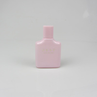 Flacon de parfum en verre de luxe personnalisé avec pulvérisateur à pompe plat, design unique, 100 ml, carton