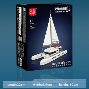 Mould King 10217 890PCS Serie de Barcos Catamarán <span class=keywords><strong>Velero</strong></span> Modelo de Barco de Juguete Bloques de Construcción Modelo Técnico Regalo Festivo - Product Image 6