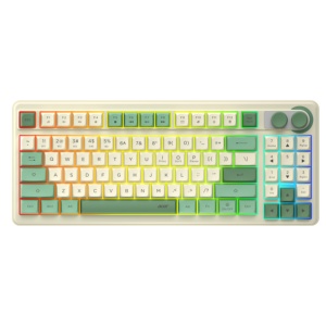 Teclado para juegos <span class=keywords><strong>TKL</strong></span> de tres modos con logotipo personalizado Diseño ergonómico arcoíris más vendido para oficina y jugador Uso de escritorio Interfaz USB - Product Image 3