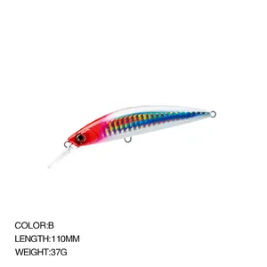 Top Right 37g 110mm M151 Lures Fishing Wholesale Sinking Minnow Lure Hard Bait Beach Pesca Bass Fishing Jerkbait