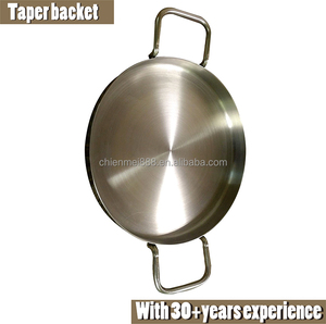 Parte <span class=keywords><strong>de</strong></span> la familia 23 "<span class=keywords><strong>de</strong></span> acero inoxidable plana redonda Plancha Grill Comal Pozo Plancha Taco Fry Pan - Product Image 2