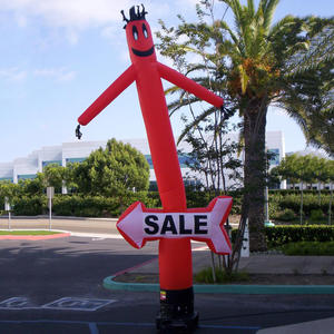 Mannequin <span class=keywords><strong>Gonflable</strong></span> Humain Dansant pour Publicité, Modèle Créatif et Ludique pour l'Expression, Indicateur Industriel d'Ouverture, Poupée d'Accueil pour Porte, AD-3 Rouge Bleu - Product Image 5