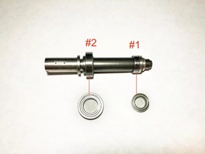 Ensemble de roulements pour pièce à main de perceuse à ongles UP200 UG12 # 1 # 2 pièces de rechange en acier inoxydable pour la réparation de lime électrique - Product Image 6