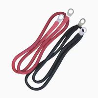 Câble de batterie de voiture pour onduleur solaire 4AWG 6AWG 8AWG, isolé en silicone, basse tension, -40°C à +200°C, borne automobile