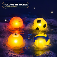 Jouet de bain lumineux gonflable pour enfant, jouet aquatique rotatif en caoutchouc, baleine et tortue marine électrique LED personnalisées pour l'extérieur