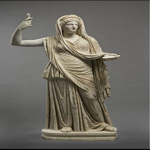 Escultura de estatua de mármol de tamaño real de la Reina <span class=keywords><strong>Hera</strong></span> de la mitología <span class=keywords><strong>griega</strong></span> antigua para - Product Image 6
