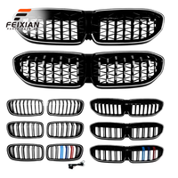 Para BMW E90 E91 F30 F31 F35 G20 G21 G28, Rejilla Delantera con Luces LED, Piezas de Modificación Exterior
