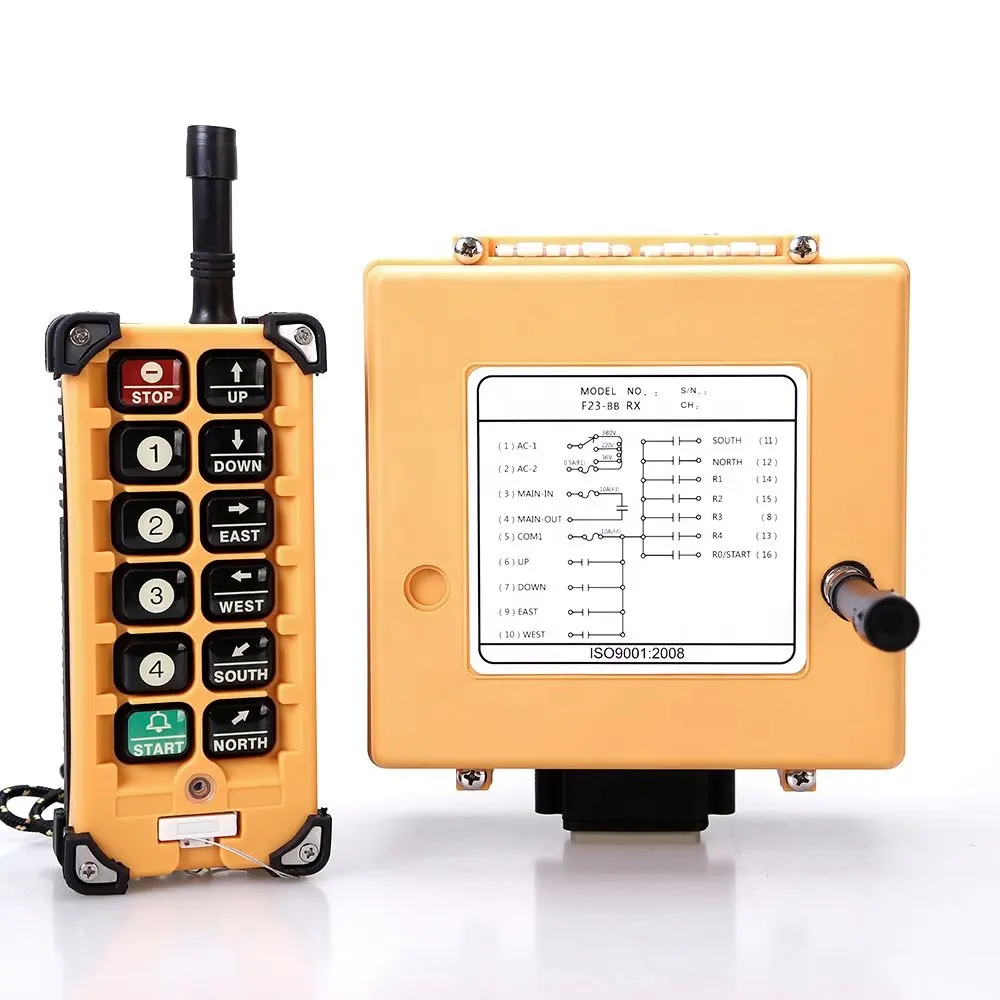 F23-BB Telecrane Single Speed Radio Remote Control For Crane