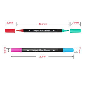 Dual Tip <strong>Fabric</strong> Markers Permanent for Clothes, 52 Colors <strong>Fabric</strong> Decorating <strong>Paint</strong> <strong>Pens</strong> for Kids, T-Shirt Shoe Markers - Product Image 5