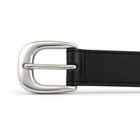 Boucles de ceinture pour hommes d'affaires, logo gravé sur mesure, alliage de zinc, métal résistant à la rouille, anti-rayures, pour ceinture en cuir