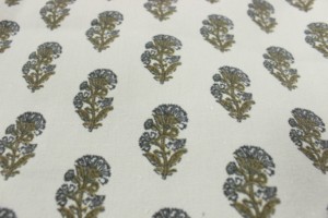 Impresión floral de bloque de mano en funda de almohada de lino polivinílico, funda de almohada de cojín de Primavera/ - Product Image 4