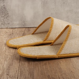 Chausson d'hôtel écologique en lin jetable biodégradable recyclable doux et portable Commodités d'hôtel pour Airbnb - Product Image 4