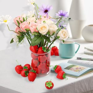 Fresa Artificial de Espuma Realista, Adorno Pequeño para Decoración de Navidad, Acción de Gracias, Hogar, Cocina, Gabinete, Fiesta - Product Image 3