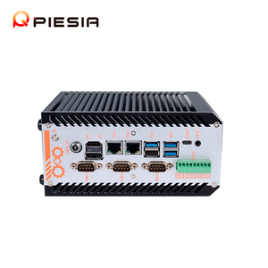 Piesia 12th 13th Gen Core I5 I7 Ultra 185H 2 Lan 5Com Embedded AI Edge Intelligent Industrial Computer <strong>Case</strong> X86 Compact Mini Pc