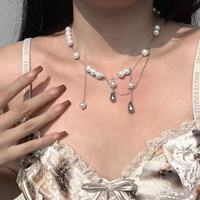 Collier ras du cou en perles pour femme, style luxe, avec pendentif, accessoires cadeaux