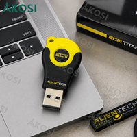 Software Original Alientech ECM Titanium KESS V3 Master, Llave de Seguridad 149967TIFL, Dongle USB, Herramienta de Ajuste de ECU, Versión Completa