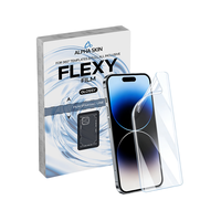 Films TPU anti-rayures, protecteur d'écran en hydrogel flexible avec installation facile pour les téléphones iPhone et Android