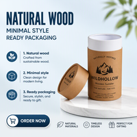 Emballage de tube pour friandises pour animaux de compagnie en papier kraft naturel de qualité supérieure, conteneur écologique et recyclable pour friandises avec impression de logo personnalisée