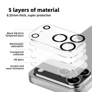 Protection d'objectif photo OEM neuve en verre trempé haute définition anti-explosion de haute qualité pour iPhone 17 Pro - Product Image 5