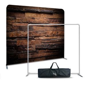 Stand de photomaton portable rétro vintage instantané pour mariage <span class=keywords><strong>Pan</strong></span> <span class=keywords><strong>Lou</strong></span> Si Exhibition 001, cadre de fond en aluminium, plateforme, kiosque - Product Image 1