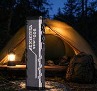 Lampe de travail LED portable, lampe torche, 1200 mAh, rechargeable par USB, clip magnétique, lampe d'inspection pour la réparation automobile, atelier