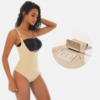 JOGOGO - Faja Moldeadora de Cuerpo para Mujer al por Mayor, Personalizable, con Camisola y Cierre de Hebilla en la Entrepierna, Sin Costuras, con Cierre Abdominal, Reductora