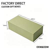 Caja de Cartón Rígido Verde Césped de Lujo con Cajón, Logotipo Personalizado en Lámina Dorada, Laminación Mate de Alta Gama, Empaque de Regalo para Gafas de Sol