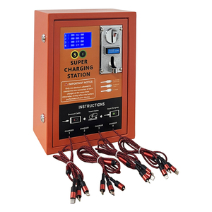 Nuevas Ideas de Productos 2025 Máquina Expendedora de Carga con Cable de Carga Rápida 3 en 1 y Temporizador Eléctrico que Funciona con Monedas - Product Image 1