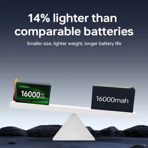 하이 퀄리티 16000mah 충전식 6S 12S <span class=keywords><strong>14S</strong></span> 22.8V 25C FPV 리튬 이온 리포 배터리 셀 RC 자동차/무인 항공기 리튬 배터리 팩 - Product Image 5