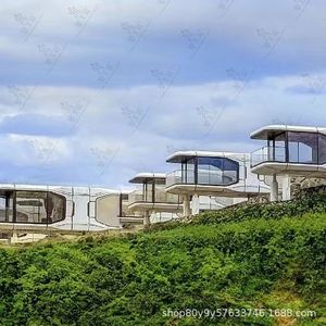 Casa de Cristal con Techo Arqueado, Vidrio Laminado Templado, Ecológica, para Uso en Hoteles y Exteriores - Product Image 3