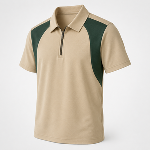 Polo pour homme 240 grammes, design personnalisé OEM, broderie et impression, style classique, vente en gros, polos de haute qualité - Product Image 2