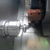 Torno CNC de Bancada Inclinada DT50 de DMTG, Torno Automático CNC con Transportador de Virutas, Torno con Control CNC