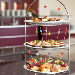 Piques à cocktail jetables écologiques en bambou pour Thanksgiving, en forme de cœur, décoratives pour canapés et amuse-gueules - Product Image 5