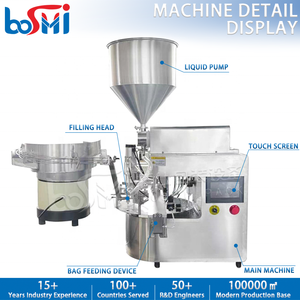 Machine d'emballage automatique commerciale pour boissons, machine horizontale de conditionnement de fruits, machine de remplissage de sachets à bec verseur - Product Image 4