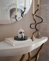 Stonekocc moderne Mini plateau rond en forme de pétoncle Design ornement salle d'échantillonnage maison bureau bijoux clé plateau de rangement décoration