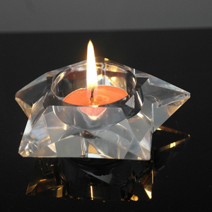 Offre Spéciale peu clair polygone verre bougeoir en verre bougie <span class=keywords><strong>Chandelier</strong></span> - Product Image 2