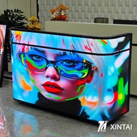 Pantalla LED para Interiores, Mostrador de Recepción P1.86 P2 P2.5, Pantalla LED para Mostrador de Recepción con Protección GOB y Control Inteligente