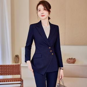 Nuevo Traje Formal Profesional <span class=keywords><strong>de</strong></span> Dos Piezas para <span class=keywords><strong>Mujer</strong></span>, Estilo Casual y Elegante para Oficina y Negocios - Product Image 3