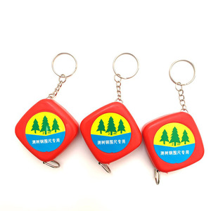 Mini Steel Tape Measure 2M Metric Self-Winding Manual Lock For Tree Circumference Garden Use - Product Image 1