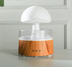 Novas chegadas Raindrop Night Light Nuvem Difusor ultra-sônico Umidificador aromaterapia Máquina de óleo essencial com controle remoto