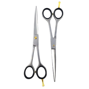 ด้ามจับยางสวมสบายสำหรับตัดผมสแตนเลสน้ำหนักเบาพร้อมใบมีดคมสำหรับแต่งผม - Product Image 3