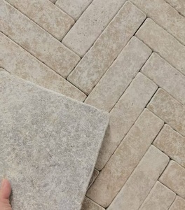 Carreaux <span class=keywords><strong>de</strong></span> pierre <span class=keywords><strong>de</strong></span> <span class=keywords><strong>bain</strong></span> en marbre naturel, pierre <span class=keywords><strong>de</strong></span> baton polie, beige clair, <span class=keywords><strong>calcaire</strong></span> beige du Jura pour crédence <span class=keywords><strong>de</strong></span> cuisine - Product Image 2