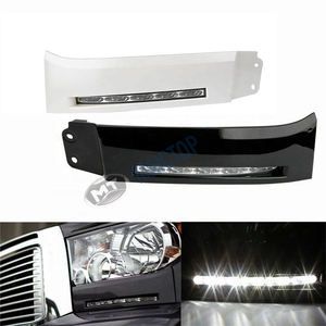 Luces antiniebla para automóvil compatibles con modelos Tundra 2007-2013, luces antiniebla blancas y negras y luces de circulación diurna. - Product Image 2