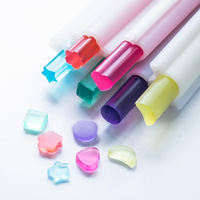 Moules en silicone ronds, carrés, en forme de cœur et de lune de 12 cm pour la fabrication de savons et de bougies DIY, savons faits main et incrustations multicouches